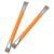 2pcs Anti Static Motherboard Cleaning Brush Dual Head Orange Tool