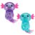 2 Pcs Axolotl Squishy Stress Relief Toy, Stretchy Axolotls Soft Squeeze Sensory Fidget Toys for Kids Adult, Cute Axolotls Squishies Party Favors Classroom(BluePurple)