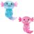 2 Pcs Axolotl Squishy Stress Relief Toy, Stretchy Axolotls Stress Soft Squeeze Sensory Fidget Toys for Kids Adults, Cute Axolotls Squishies Party Favors Classroom (BluePink)