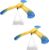 2 Pcs Balance Bird with Clear Triangle Stand, Balancing Eagle Gravity for Adults, Science Kit Party Favors Stocking Stuffers