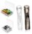 2 Pcs Binder Clip Staple, Portable Binder Clips with 100 Pcs Refills for Documents (2PCS)