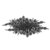 2pcs Black 3D Floral Rhinestone Dress Applique for Bridal Gowns