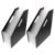 2pcs Black Plastic Accordion Folder for Documents with Labels