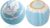 2PCS Blue Bath Bombs for Women Spa Gift Set with Peppermint Essential Oils Sea Salt Relaxing Birthday Gift for Her Bubble Bath Skincare Relaxation Aromatherapy Gifts