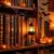 2Pcs Bookshelf Lamp, Mini LED Library Lantern, Halloween Decorations