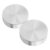 2pcs Cake Baking Turntable Aluminum Alloy Rotating Base with Bearings
