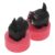 2pcs Cat Shaped Wooden Pencil Sharpener with 1 Hole Manual Black