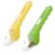 2 Pcs DelloidMaz Insect Catcher with Magnifying Glass, Small Animals Catcher Nature Exploration Tool to Capture Butterflies Bees Ladybugs Spiders Bug Catcher for Boys and Girls, Green and Yellow