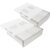 2pcs Desk Hidden Drawer Organizer Box with Large Capacity