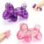 2Pcs Dog Squeeze Toy, Glittery Dog Stretchy Fidget