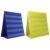 2pcs Double Sided Desktop Pocket Chart Stand Foldable Triangular