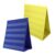 2pcs Double Sided Tabletop Pocket Chart Triangular Stand for Teaching
