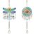 2pcs Dragonflies and Dreamcatchers DIY Acrylic Diamond Art Wind Chime