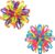 2PCS Expandable Breathing Ball, Colorful Inflatable Magic Collapsible Sphere, Stress Reliever Fidget Toys for Kids & Adults, Sensory Toy for Yoga, ADHD, Anxiety Relief
