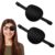 2 Pcs Eye Patch for Adults Kids,3D Adjustable Eye Patches for Amblyopia Lazy Pirate Costume(Black)