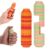 2PCS Fidget Toy for Adults,Little Ouchies Spiky Pain Stim Toy with Slider,Clicker,Spinner,Spinner,Ratchet 6 in 3Fidget Toy