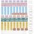 2 Pcs Flip Calendar Bulletin Board Set, Colorful Morandi and Bohemian Style, Includes Year Month Week Day Cards, Adjustable Rotating Holder System, for Classroom and Home Decor