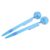 2pcs Football Spinner Gel Pen with Rotating Soccer Ball Topper Blue