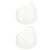 2pcs Glass Slant Cut Bubble Bowl for Succulents and Basil Display
