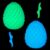 2PCS Glow In the Dark Twisty Fidget Dragon Egg 3D Printed Fidget Toys Sensory Kids Teens Adults Stress Relief Gifts Easter Basket Back to School Christmas Stocking Stuffers White Elephant(Blue+Green)