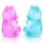 2 Pcs Gummy Bear Fidget Squeeze, Stress Ball Relief, Filled Squishies Stress Relief Birthday Gifts Party Favors, Classroom Prizes