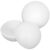 2pcs Hollow White Foam Balls for Art Crafts Paintable Spheres