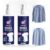 2Pcs Instant Wrinkle Releaser Spray, 2026 New 100ml Wrinkle Release Spray Travel Size, No Iron, Travel-Ready, Static-Free & Fresh, Fabric Care for Clothes, Suitable for Linen Cotton Fabrics (2 PCS)
