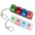 2Pcs Light Up Keyboard Fidget Toy, Clicky Keyboard Fidget Clicker Keychain