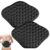 2PCS Lipo Foam Abdominal Board for Post Surgery Compression – Soft Ab Board Pads for Liposuction Recovery, Faja, Tummy Tuck & Postpartum Support Black