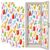 2 Pcs Locker Magnetic Wallpaper Colorful School Supplies Apples Crayons Bells White 12″ x 36″ Wall Magnetic Sticker Removable Locker Accessories for Girls Boys School Office Home