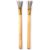 2PCS Metal Clay Sculpting Tool Ceramic Shaping Brush with Wooden Handle