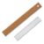 2 Pcs Metal Ruler with Cork Backing, 6 Inch &12 Inch Stainless Steel Ruler, Non-Slip Straight Rulers with Inch and Centimeters for Student School Office Drafting Tools