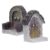 2pcs Miniature Resin Fairy Garden Window Decor for Garden and Bonsai