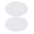 2 Pcs Oval Cotton Canvas Board for Hobbyists and Students