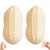 2PCS Peanut Squishy Sensory Items, Peanut Squishy Crunchy Textured Hand Tools, Peanut Shaped Desk Accessories for Office and Study Use, Portable Fidget Items for Focus and Relaxation
