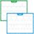 2PCS Phonemic Awareness Boards, Fully Laminated Double-Sided Syllable Cards, Dry-Erase Phonics Games, Speech Therapy Material Learning Board for Kids, Students, Classroom and Home (8.5” x 11”)
