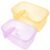 2pcs Plastic Turtle Tank with Platform for Turtles and Tortoise