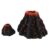 2pcs Realistic Volcano Aquarium Ornament for Fish Tank Decor Resin