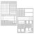 2 pcs Record Template Metal Journal Stencils for Dotted Journals Supplies