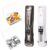 2 Pcs Reusable Paper Clam Clip Dispenser Staple Free Clip Binder Set