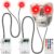 2Pcs RGB Glowing Eyes Halloween, Light Up Eyes Halloween with Waterproof