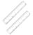2Pcs Ruler 6 Inch, Mini Ruler Plastic with Cm & Inch Scales