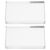 2pcs Science Optical Lens Set with Convex and Concave Lenses