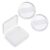 2Pcs Silicone Makeup Sponge, Silicone Makeup Applicator with 1 Storage Case