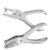 2pcs Silver Metal Handheld Single Hole Puncher for Paper Crafts