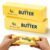 2 PCS Slow Rising Butter Squishy Toys, Soft Squeeze Stress Relief for Office and Home, Sensory Fidget for Anxiety Relief and Focus, Yellow