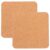 2pcs Small Square Cork Bulletin Board 6×6 Inch Khaki Wall Tile