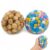 2PCS Squishy Crunchy Set, Stone and Wood Balls for Relaxation and Focus Enhancement, Durable Materials for Classroom and Office Use