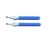 2 Pcs Staple Remover, Professional Universal Puller Rubberized Staples Remover,Staple Removal Tool for Office,School and Home(Blue)