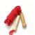 2Pcs Upgraded Wooden Handle Double Dutch Jump Ropes for Adults Kids, Skipping Ropes for Exercise Training, Long Jump Rope for Fitness (Red)